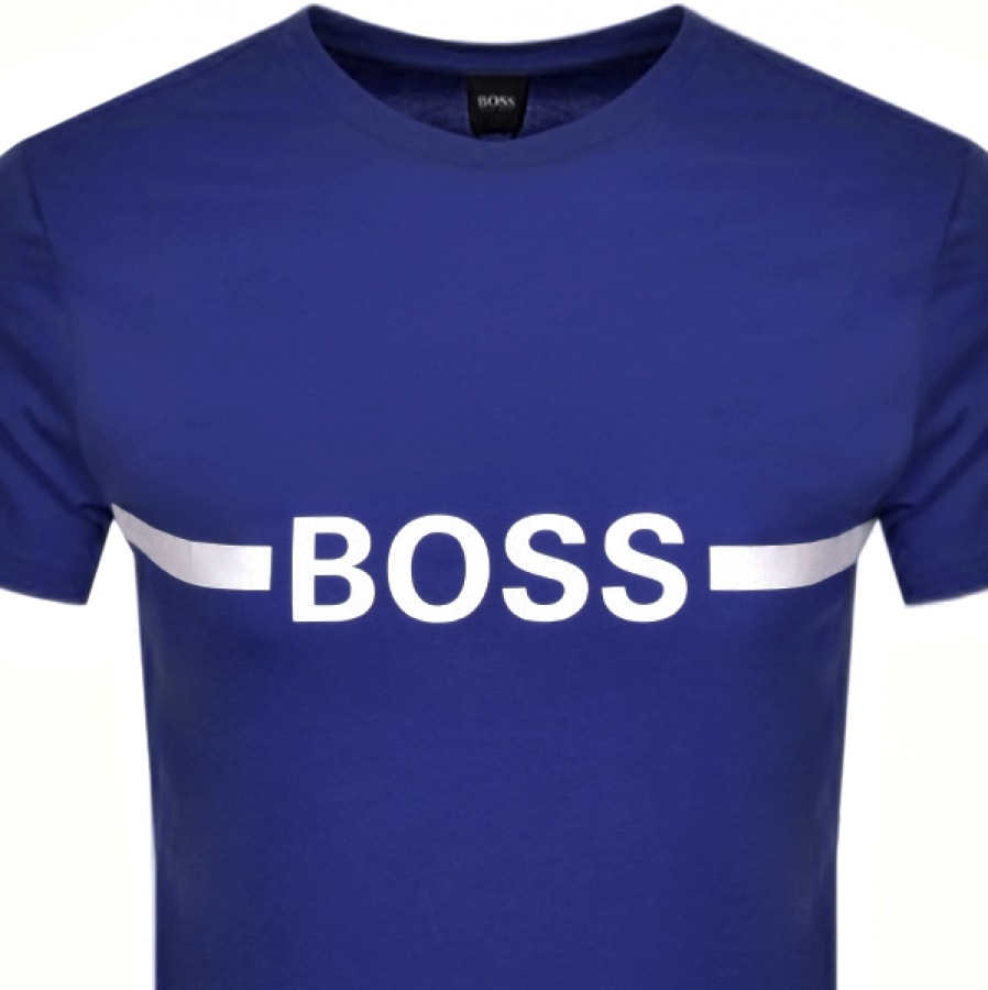 Alternative Image for ProductBOSS UV Protection T Shirt Blue2